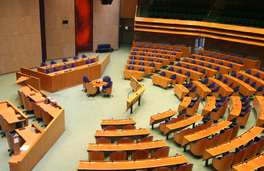 ABC-excursie naar de Tweede Kamer te Den Haag