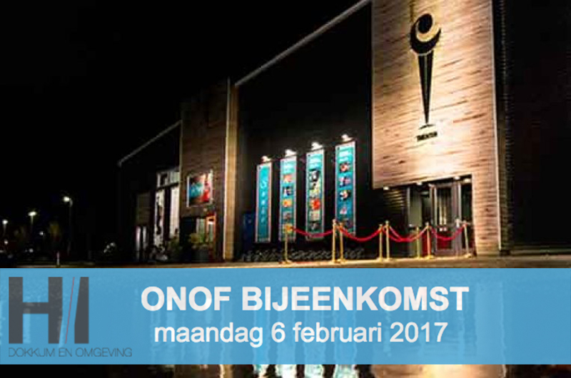 Uitnodiging ONOF bijeenkomst maandag 6 februari